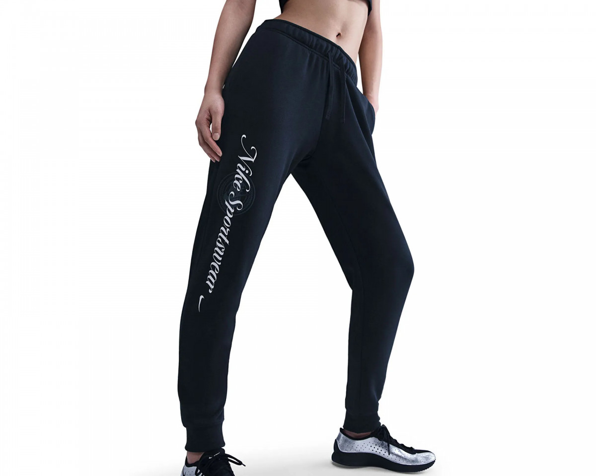 Штани W NSW CLUB FLC GX STD PANT HV2346-010 Nike L Чорний HV2346-010