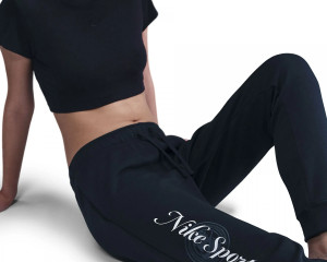 Штани W NSW CLUB FLC GX STD PANT HV2346-010 Nike L Чорний HV2346-010