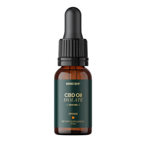 Рідина Mind Shi CBD Oil Isolate 2000 mg Orange - 10 ml 2023-10-3800