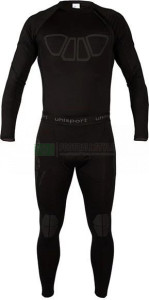 Комбінезон компресійний для воротаря Uhlsport BIONIKFRAME LONGSUIT BLACK EDITION чорний 1005650 02 1005650-02