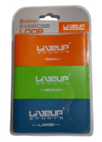 Набір фітнес гумок LiveUp EXERCISE LOOP помаранчевий, зелений, синій Уні 50х5 см LS3650C
