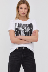 Футболка ONLFRIENDS S/S T-SHIRT NN 15255588-White-Print:BLACK/WHITE PRINT ONLY M Білий 15255588-WHITE-PRINT:BLAC