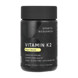 Софт гелеві капсули Sport Research Vitamin K2 100mcg - 60 veggie softgels 2023-10-6171