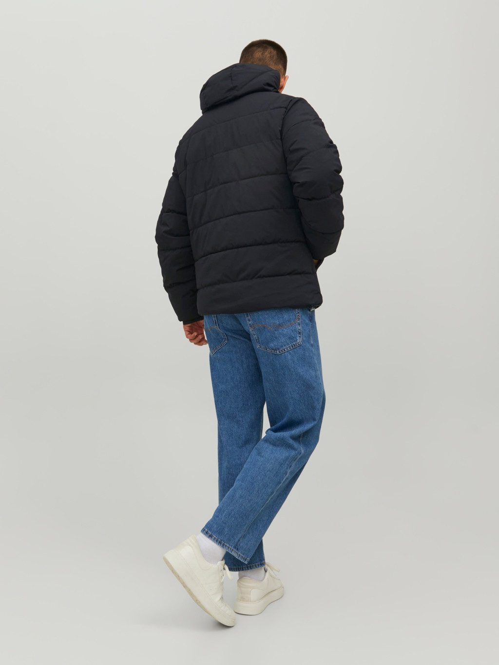 Куртка JORCLEAN PUFFER JACKET 12215132-Black Jack&Jones L Чорний 12215132-Black-Detail:NO