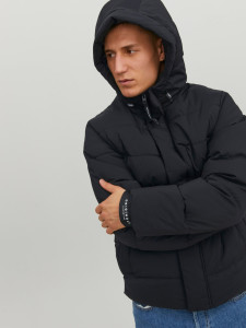 Куртка JORCLEAN PUFFER JACKET 12215132-Black Jack&Jones L Чорний 12215132-BLACK-DETAIL:NO