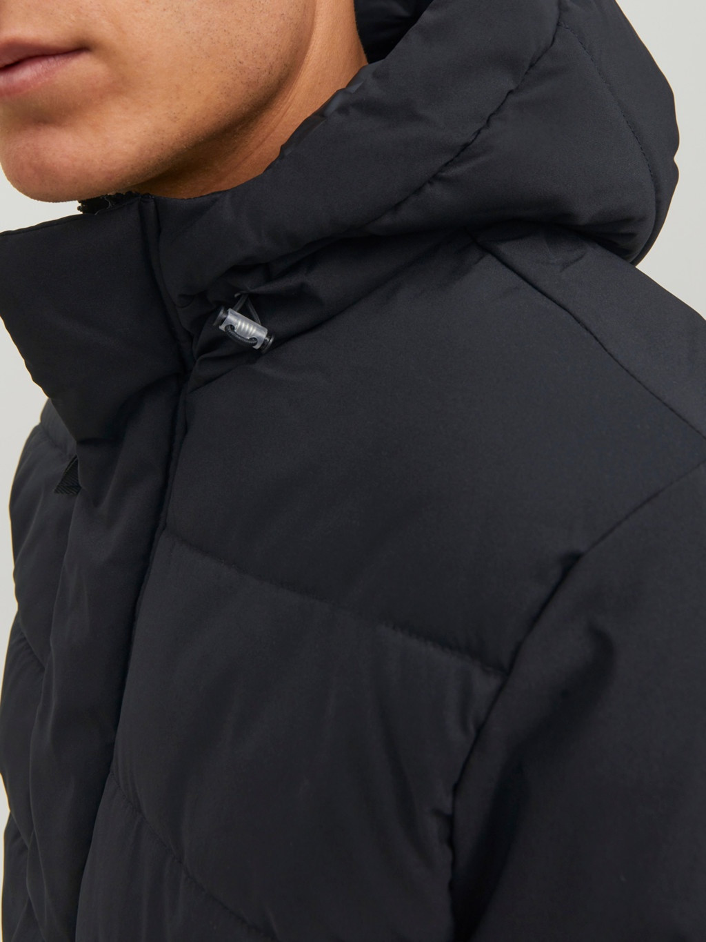 Куртка JORCLEAN PUFFER JACKET 12215132-Black Jack&Jones L Чорний 12215132-Black-Detail:NO
