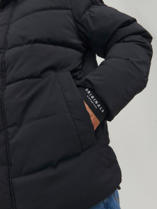 Куртка JORCLEAN PUFFER JACKET 12215132-Black Jack&Jones L Чорний 12215132-BLACK-DETAIL:NO