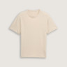 Футболка Basic cotton T-shirt 1045627-10336 Tom Tailor L Бежевий 1045627-10336