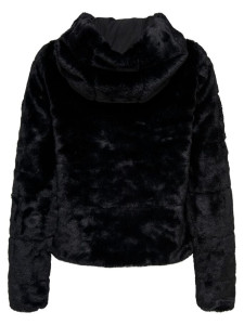 Куртка ONLCHRIS FUR HOODED JACKET CC OTW 15156560-Black ONLY M Чорний 15156560-BLACK