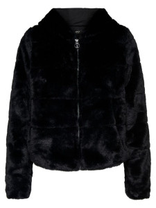 Куртка ONLCHRIS FUR HOODED JACKET CC OTW 15156560-Black ONLY M Чорний 15156560-BLACK