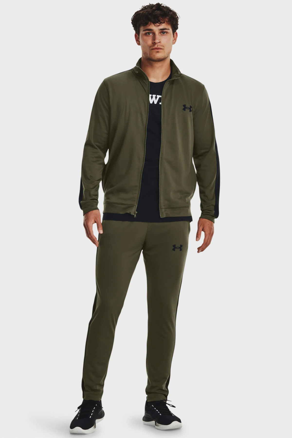 Костюм спортивний UA Knit Track Suit 1357139-390 Under Armour L Хакі 1357139-390
