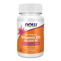 Софт гелеві капсули Now Foods Vitamin D-3 50,000 IU - 12 softgels 2023-10-6709