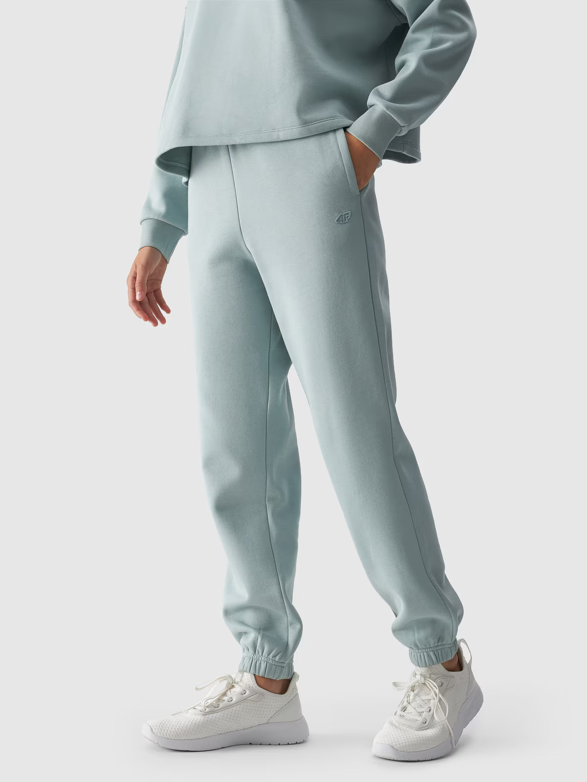 Штани спортивні Trousers Cas F0819 4FWAW24TTROF0819-47S 4F L Блакитний 4FWAW24TTROF0819-47S