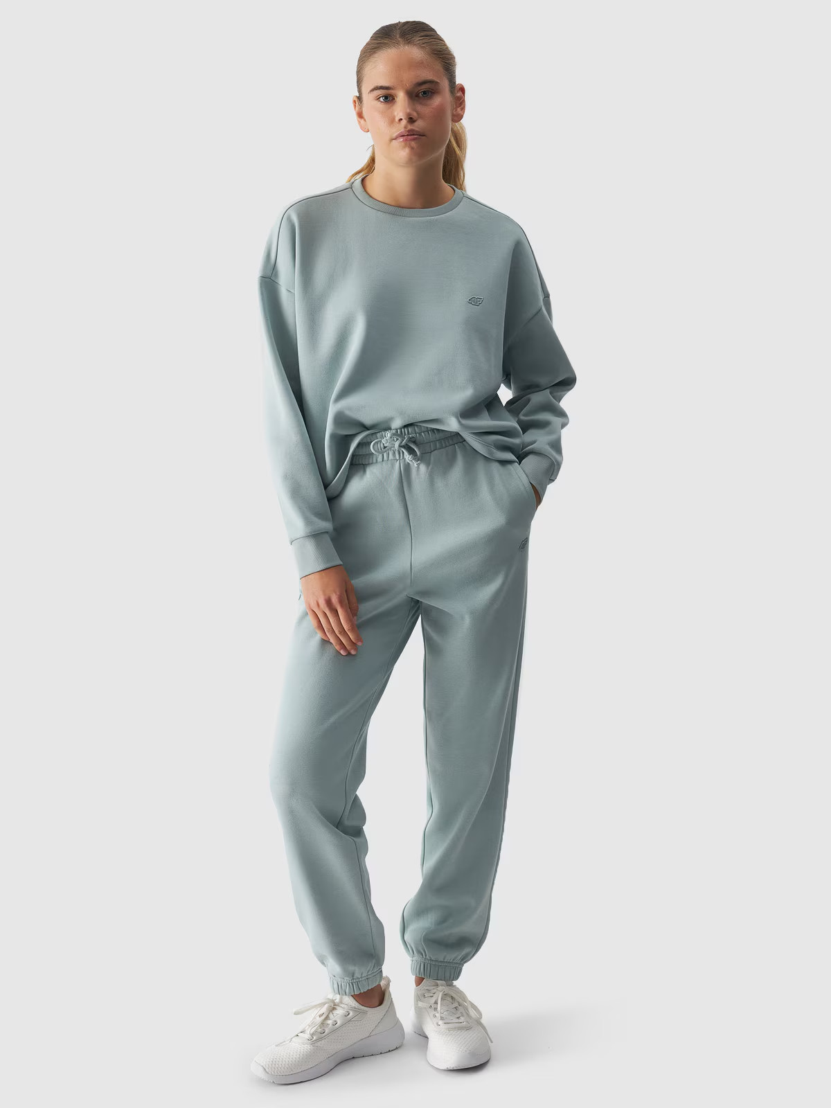 Штани спортивні Trousers Cas F0819 4FWAW24TTROF0819-47S 4F L Блакитний 4FWAW24TTROF0819-47S