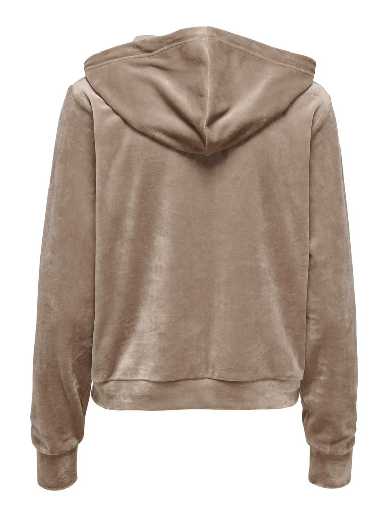 Худі ONLREBEL L/S ZIP HOOD SWT 15241328-Taupe Gray ONLY XS Бежевий 15241328-Taupe Gray