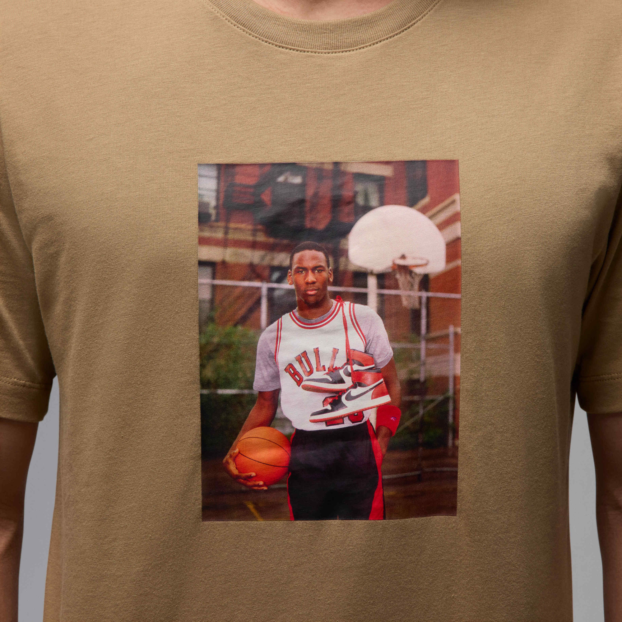 Футболка чоловіча Air Jordan Brand Photo Ss Crew Brown HJ2354-257