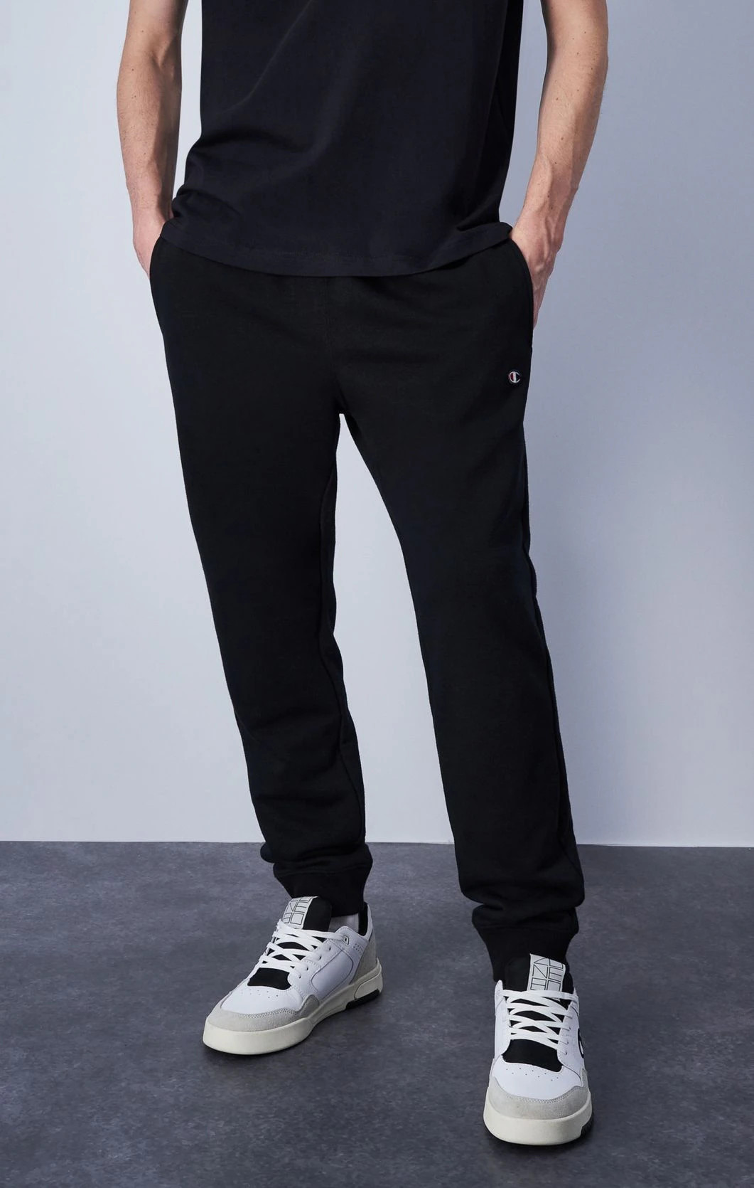 Штани rib cuff pants 219899-KK001 Champion M Чорний 219899-KK001
