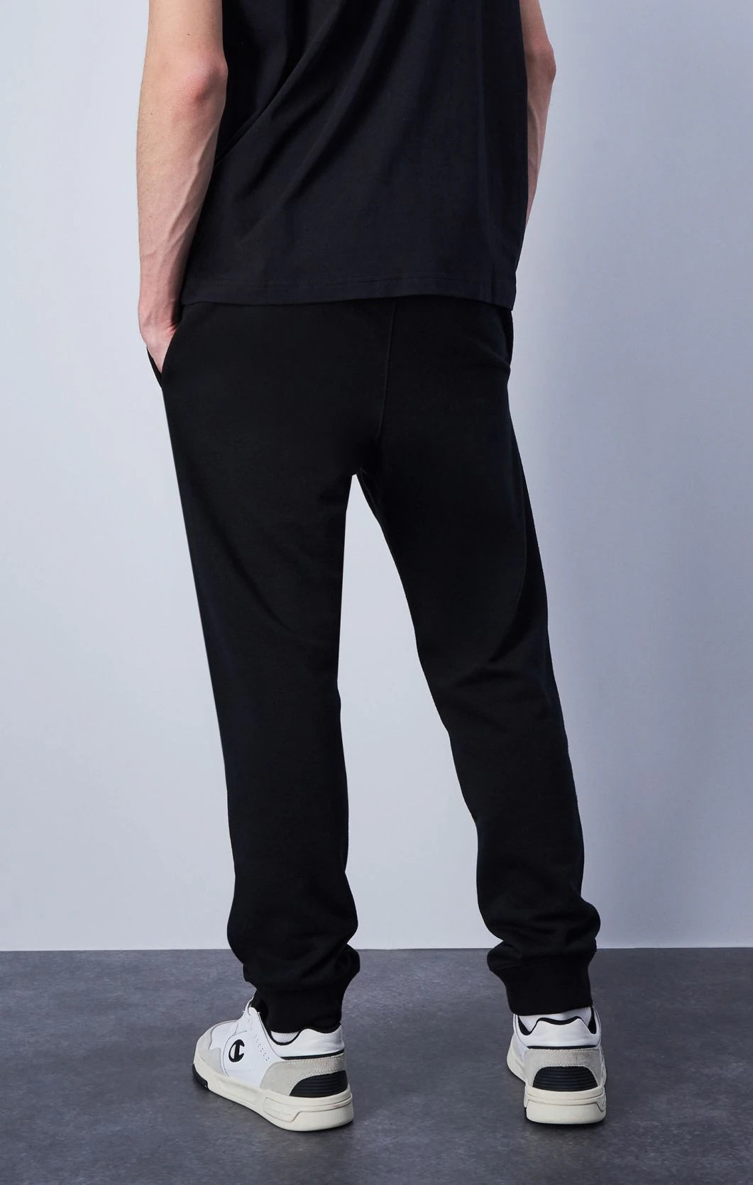 Штани rib cuff pants 219899-KK001 Champion M Чорний 219899-KK001