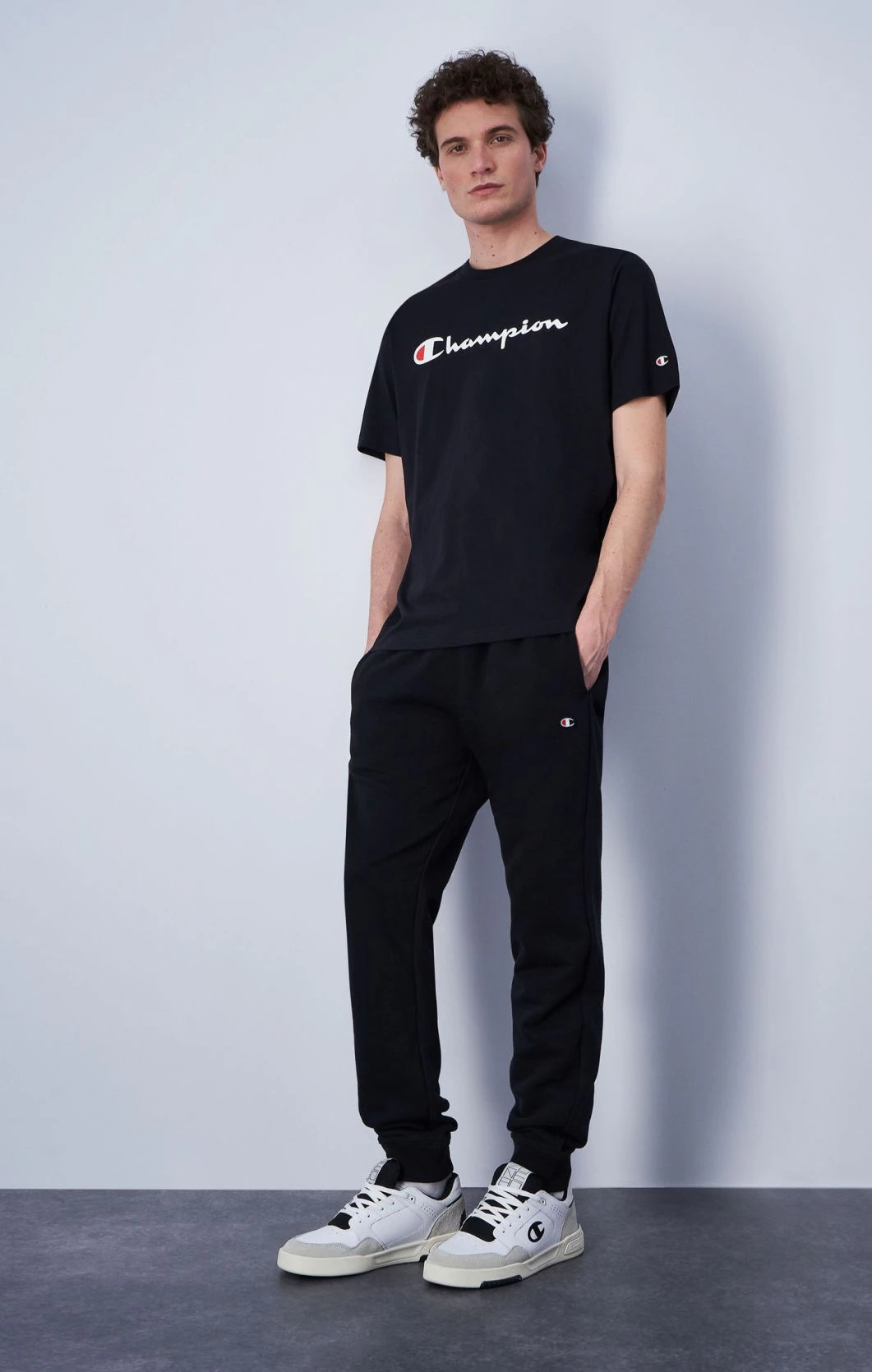 Штани rib cuff pants 219899-KK001 Champion M Чорний 219899-KK001