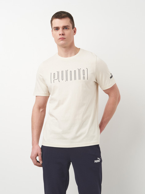 Футболка PUMA SPORT Graphic Tee 68461787 Puma L Бежевий 68461787