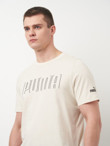 Футболка PUMA SPORT Graphic Tee 68461787 Puma L Бежевий 68461787