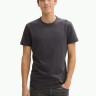 Футболка Slim fit T-shirt with stretch 1045626-10899 Tom Tailor L Темно-сірий 1045626-10899
