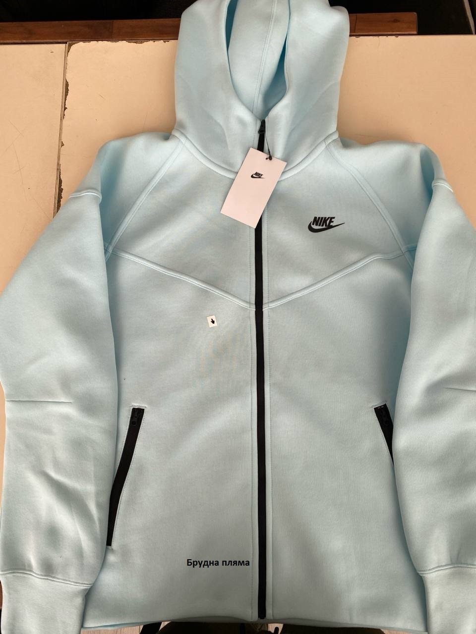 Толстовка Nike W NSW TCH FLC WR FZ HDY (Клас А) FB8338-474-R