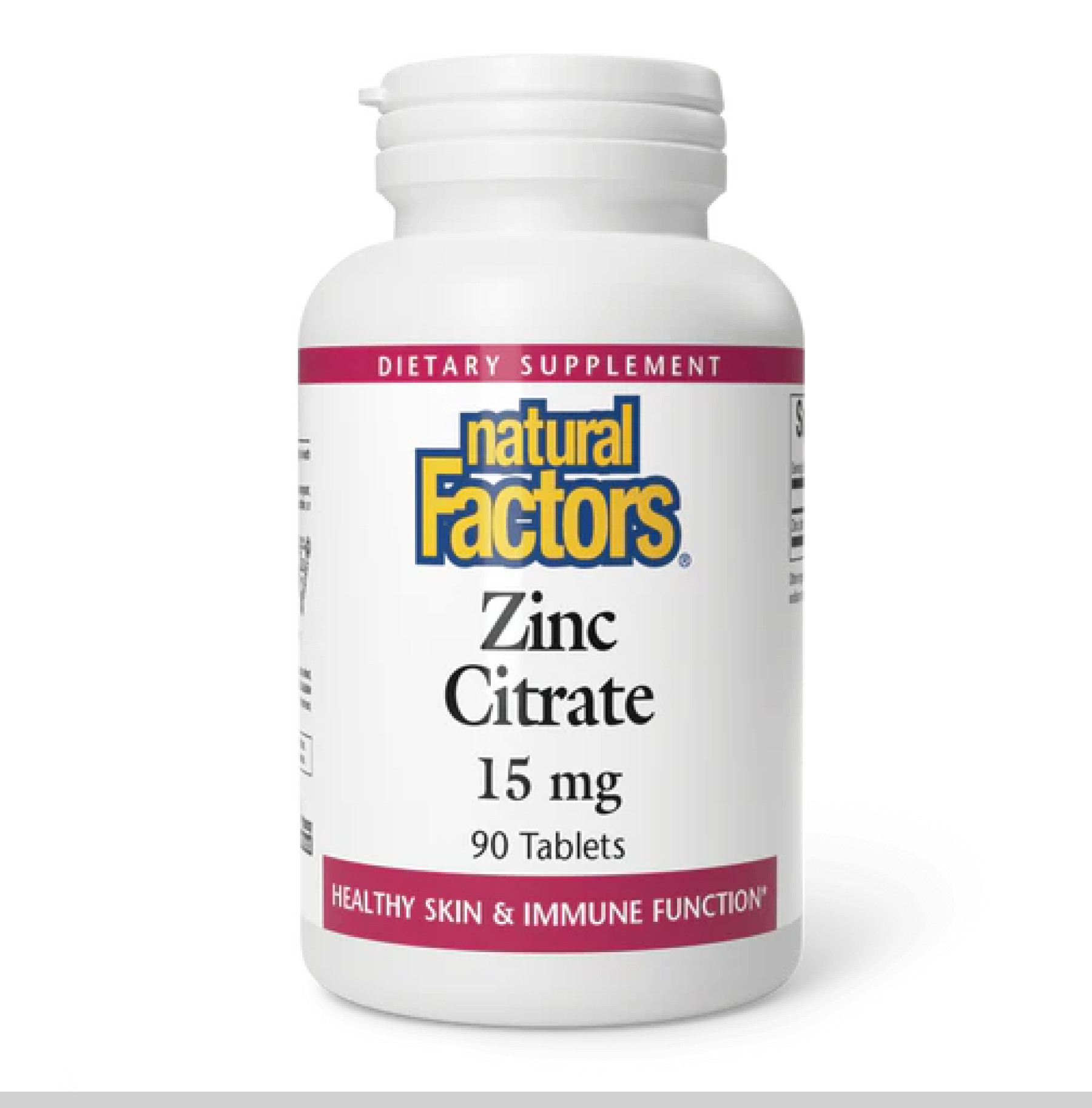 Таблетки Natural Factors Zinc Citrate 15mg - 90 tabs 2023-10-3825