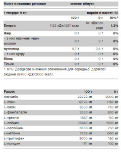 Порошок EAA - 500g Green Apple 2022-09-1113