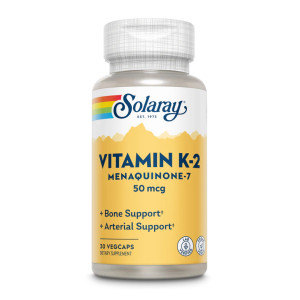 Капсули Solaray Vitamin K-2 MK-7 50mcg - 30 vcaps 2023-10-2435