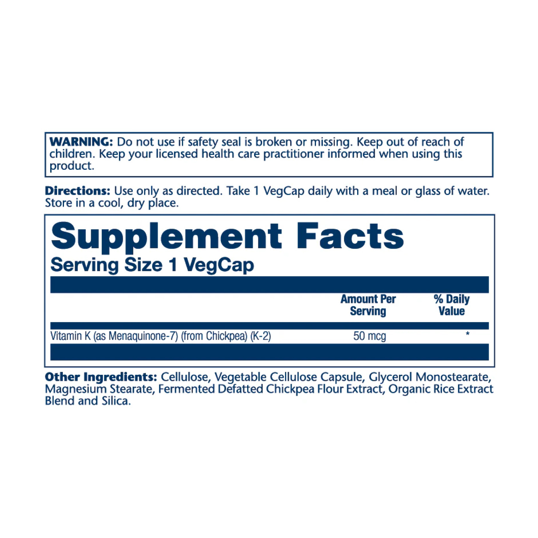 Капсули Solaray Vitamin K-2 MK-7 50mcg - 30 vcaps 2023-10-2435
