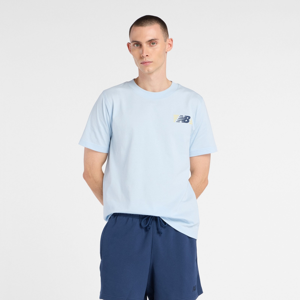 Футболка NB Lines MT6179UMAA1 New Balance L Блакитний MT6179UMAA1