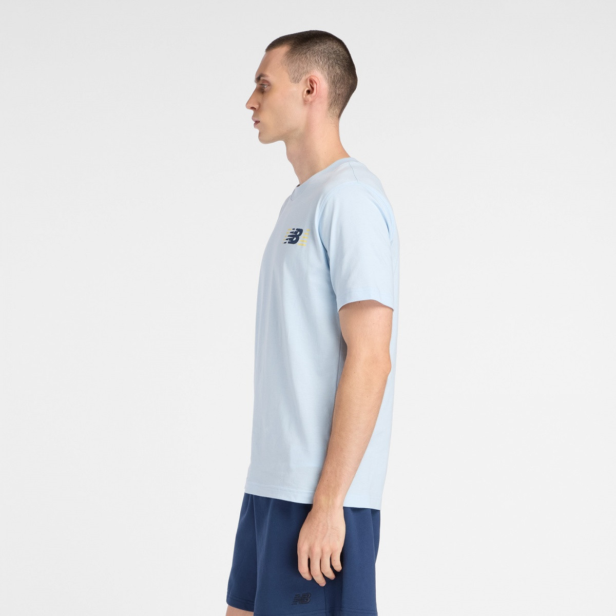 Футболка NB Lines MT6179UMAA1 New Balance L Блакитний MT6179UMAA1