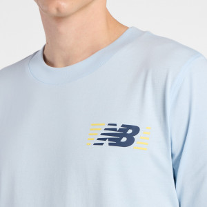Футболка NB Lines MT6179UMAA1 New Balance L Блакитний MT6179UMAA1
