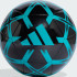 М'яч футбольний Adidas STARLANCER CLB чорний, бірюзовий Уні 4 JW1357
