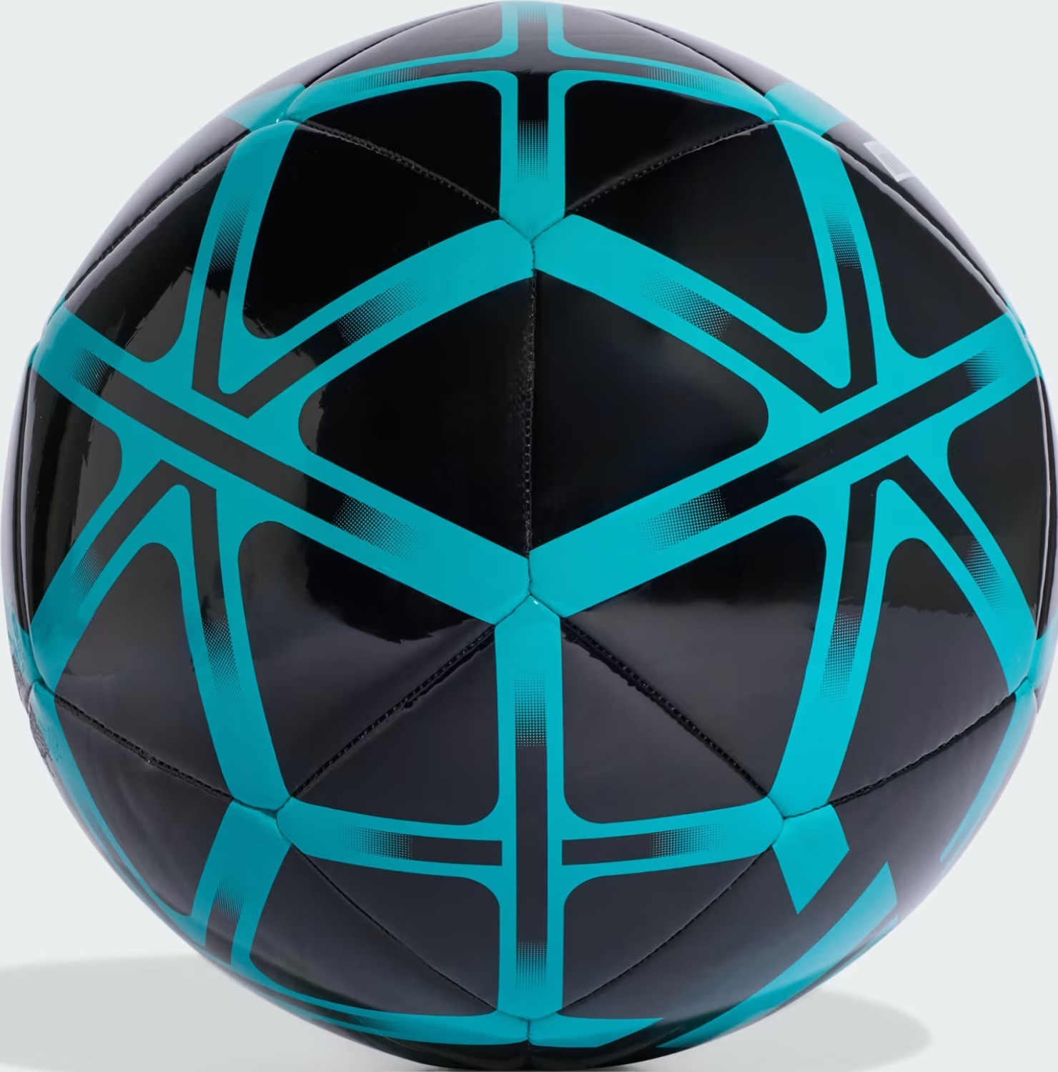 М'яч футбольний Adidas STARLANCER CLB чорний, бірюзовий Уні 4 JW1357