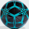 М'яч футбольний Adidas STARLANCER CLB чорний, бірюзовий Уні 4 JW1357