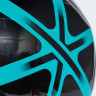 М'яч футбольний Adidas STARLANCER CLB чорний, бірюзовий Уні 4 JW1357