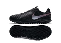 Шиповки Nike Tiempo Legend 8 Academy TF Turf 'Black Silver' AT5736-010