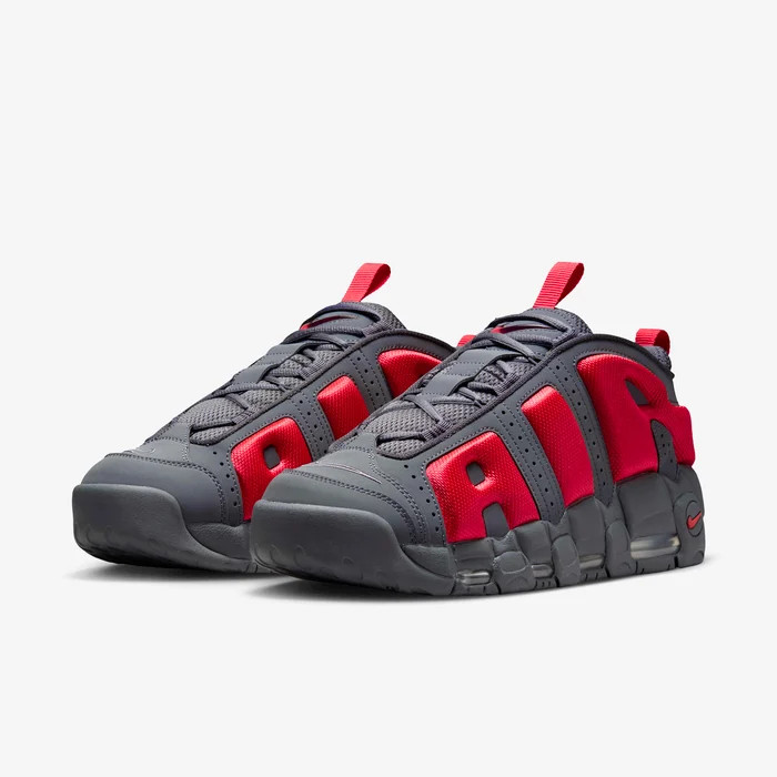 Кросівки Nike Air More Uptempo Low Dark Grey Light Crimson FZ3055-002