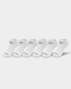 Шкарпетки Nike Everyday Plus Cushioned Training No-Show Socks (6 Pairs) White SX6898-100 34-38 SX6898-100