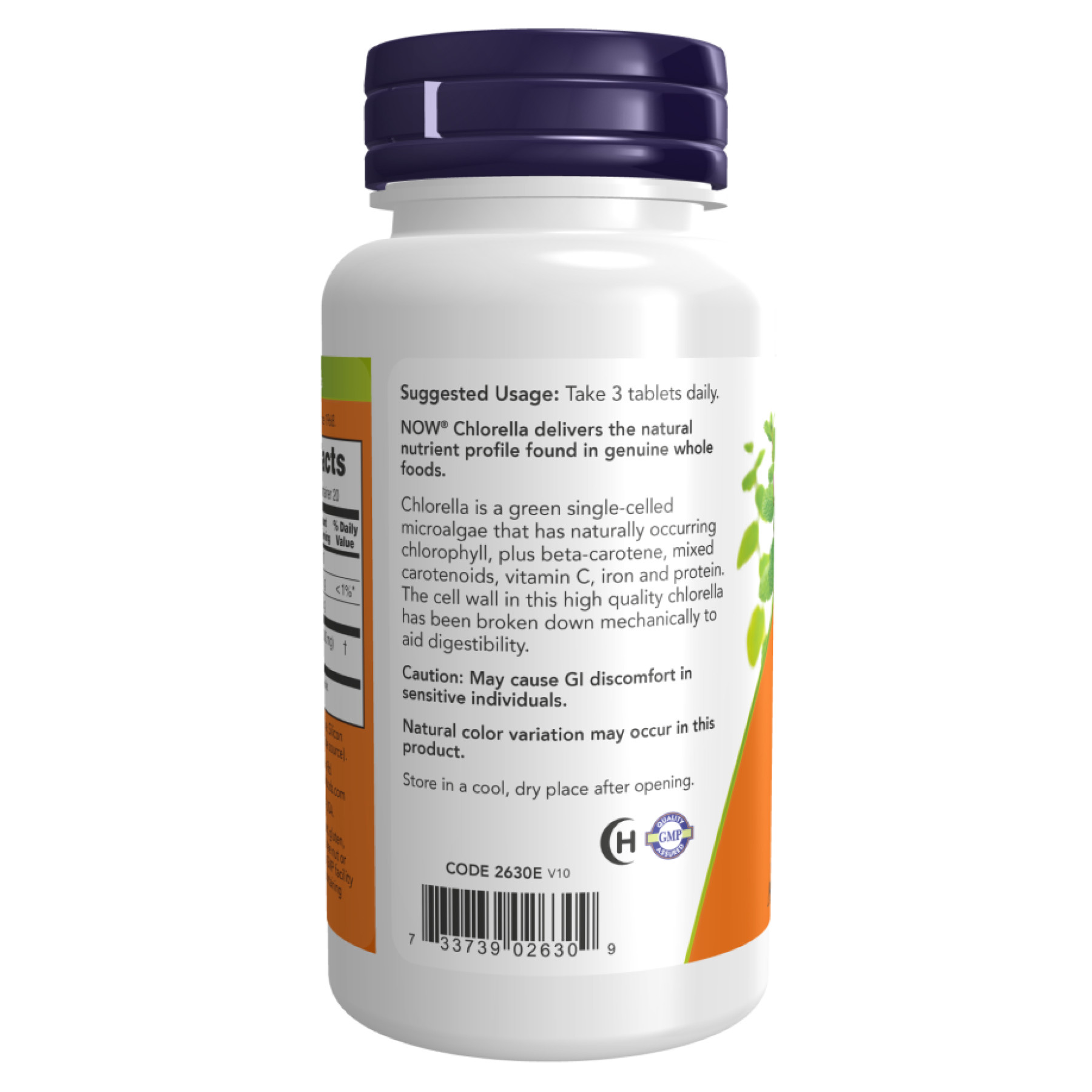 Таблетки Chlorella 1000 mg - 60 Tabs 100-66-0079113-20