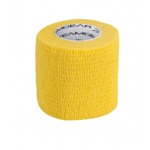 Стрічка для фіксації гетр і щитків W Sock Wrap жовта 5cm * 4.5m 00041-Y