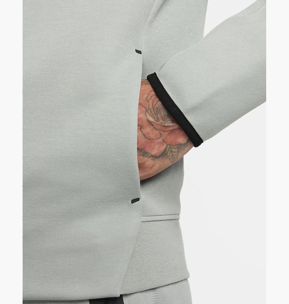 Худі Nike Tech Fleece (сіро-зелений) FB8016-330