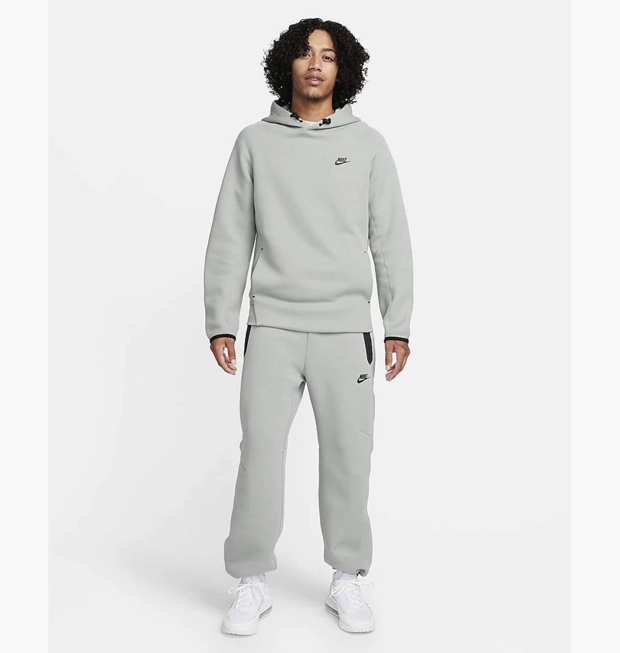 Худі Nike Tech Fleece (сіро-зелений) FB8016-330