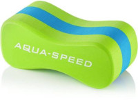 Колобашка для плавання Aqua Speed JUNIOR 3 LAYESR PULLBUOY 7308 зелений, блакитний Уні 20x8x10cм DT- DT-149-04