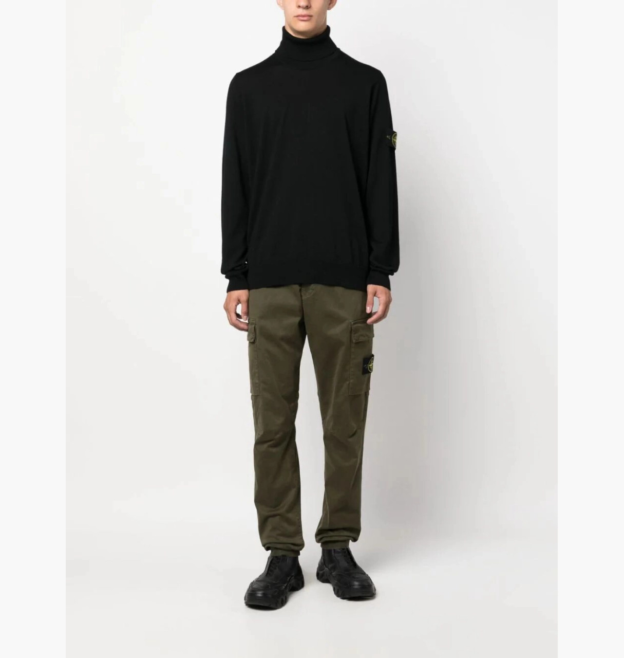 Джемпер STONE ISLAND Black Patch Turtleneck 7915525C4 A0029