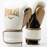 Рукавиці боксерські Everlast POWERLOCK 2R TRAINING GLOVE білий, золотий Уні 12 унцій P00003049