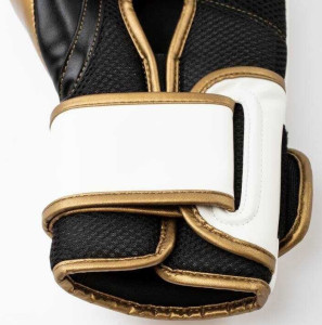Рукавиці боксерські Everlast POWERLOCK 2R TRAINING GLOVE білий, золотий Уні 12 унцій P00003049