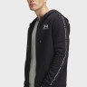 Худі UA Icon Fleece FZ Taping 1390298-001 Under Armour S Чорний 1390298-001